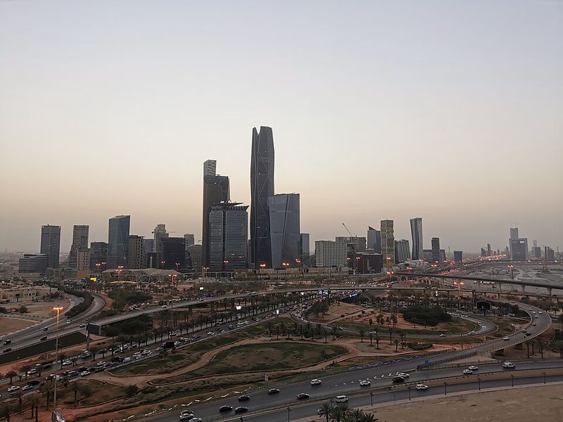 King Abdullah Financial District towers in Riyadh