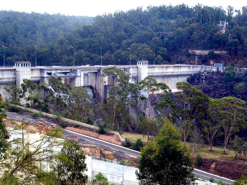 Warragamba Dam in Greater Sydney